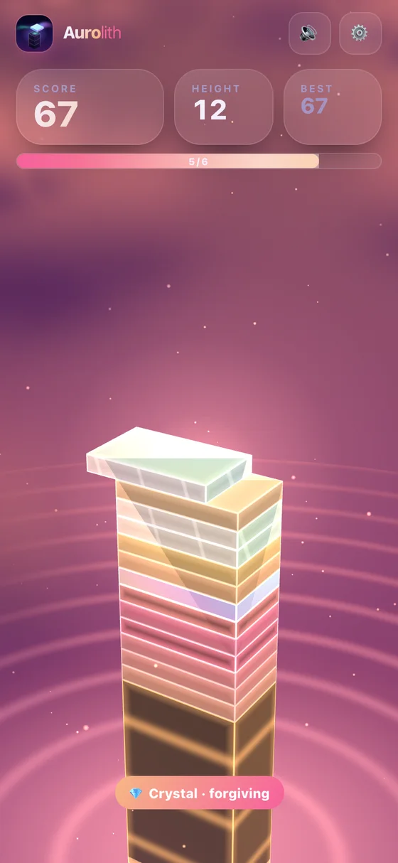 Glass, neon, crystal